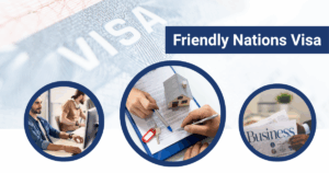 Illustration of Panama Friendly Nations Visa showing remote work, business setup, and real estate investment options