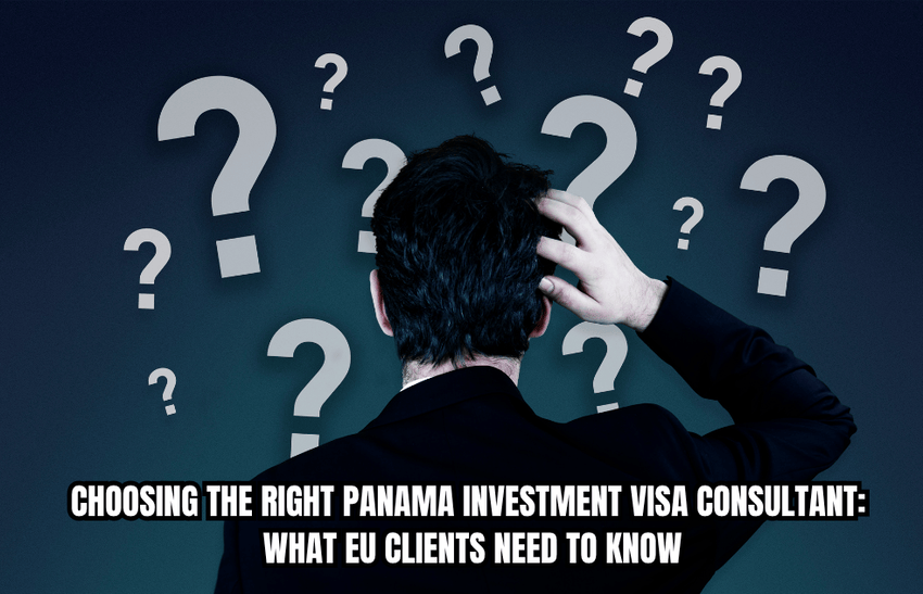 A man trying to choose the best panama investment visa consultant.